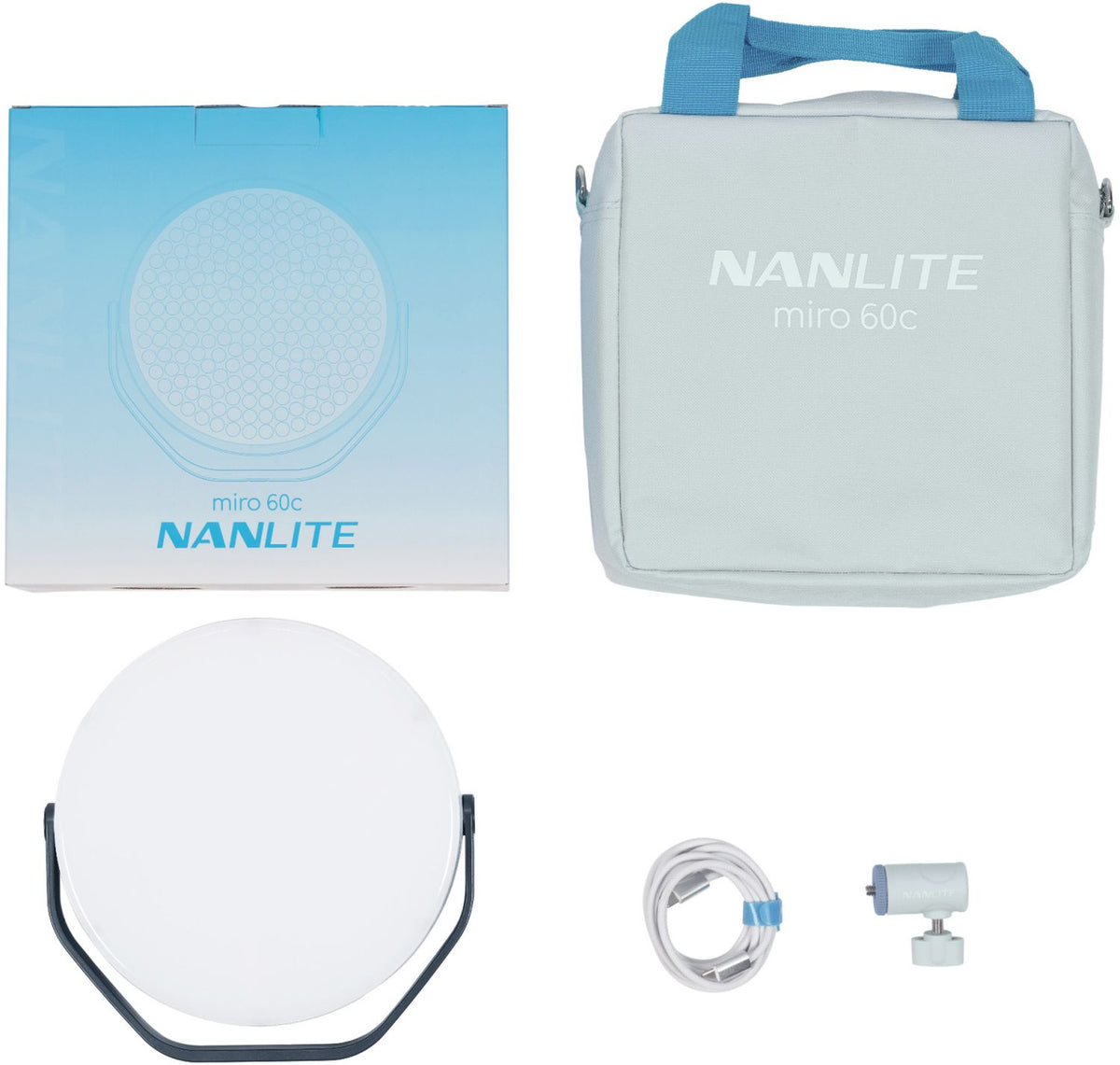 NANLITE miro 60c full-color multifunctional area light midnight