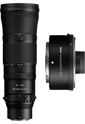 Nikon Nikkor Z 180-600mm f/5.6-6.3 + teleconverter 2x