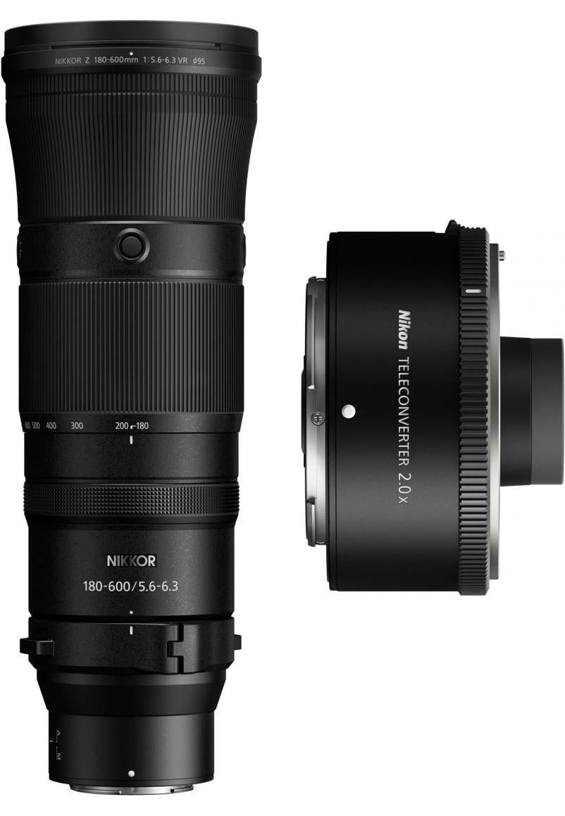 Nikon Nikkor Z 180-600mm f/5.6-6.3 + teleconverter 2x