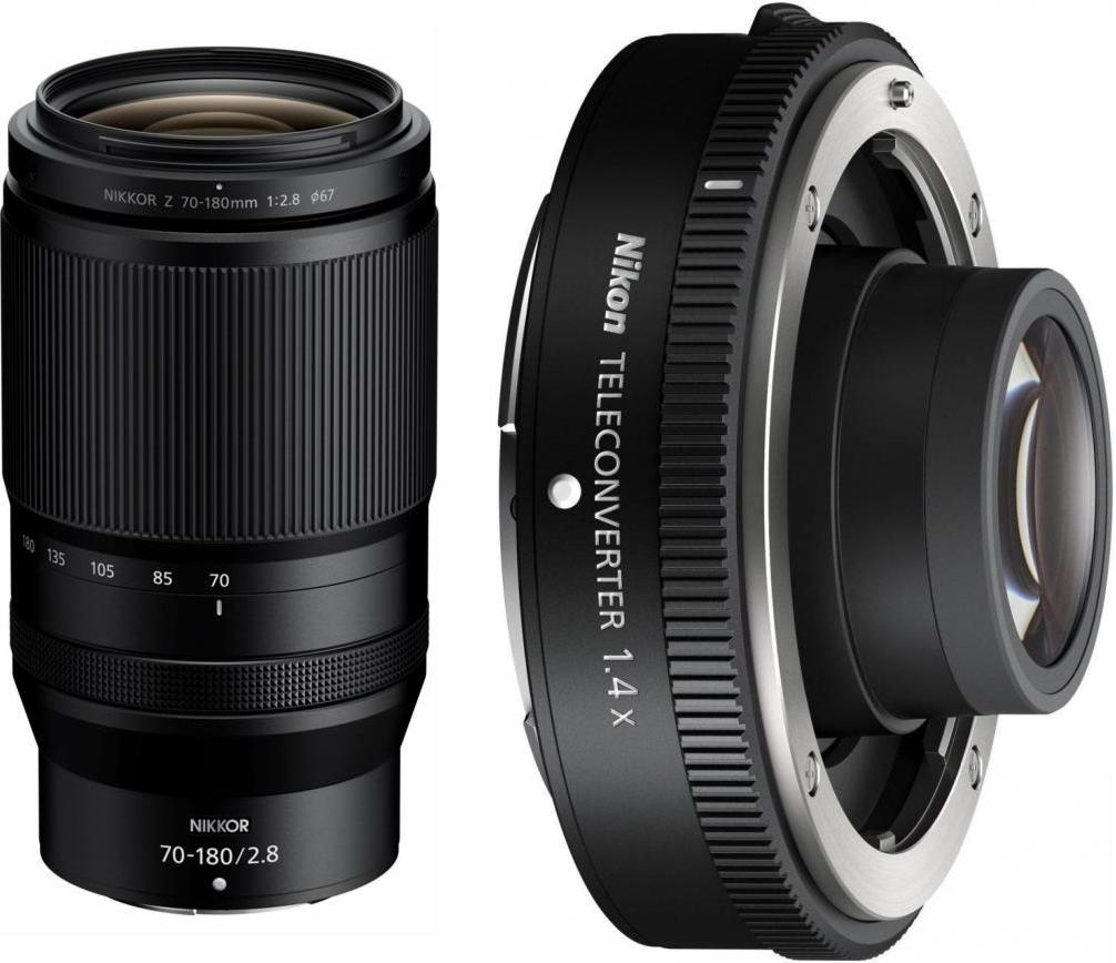 Nikon Nikkor Z 70-180mm f/2.8 + teleconverter 1.4x