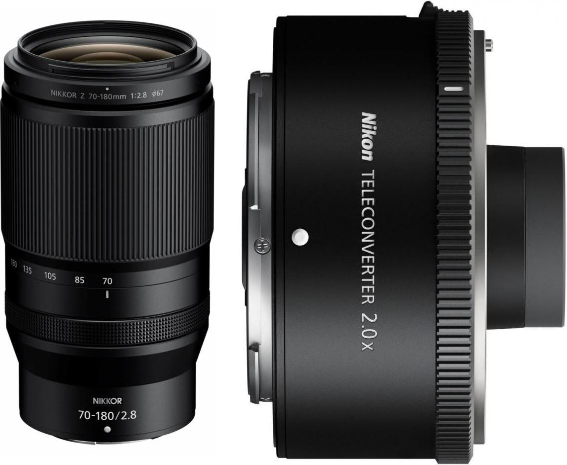 Nikon Nikkor Z 70-180mm f/2.8 + teleconverter 2x