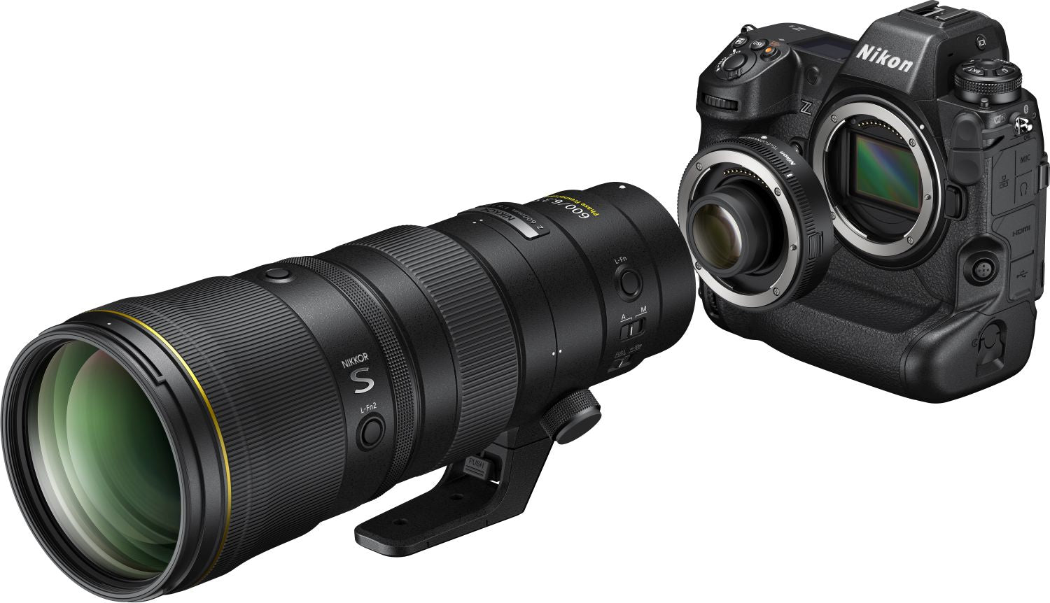 Nikon Z 600mm f6.3 PF VR S + teleconverter 1.4x