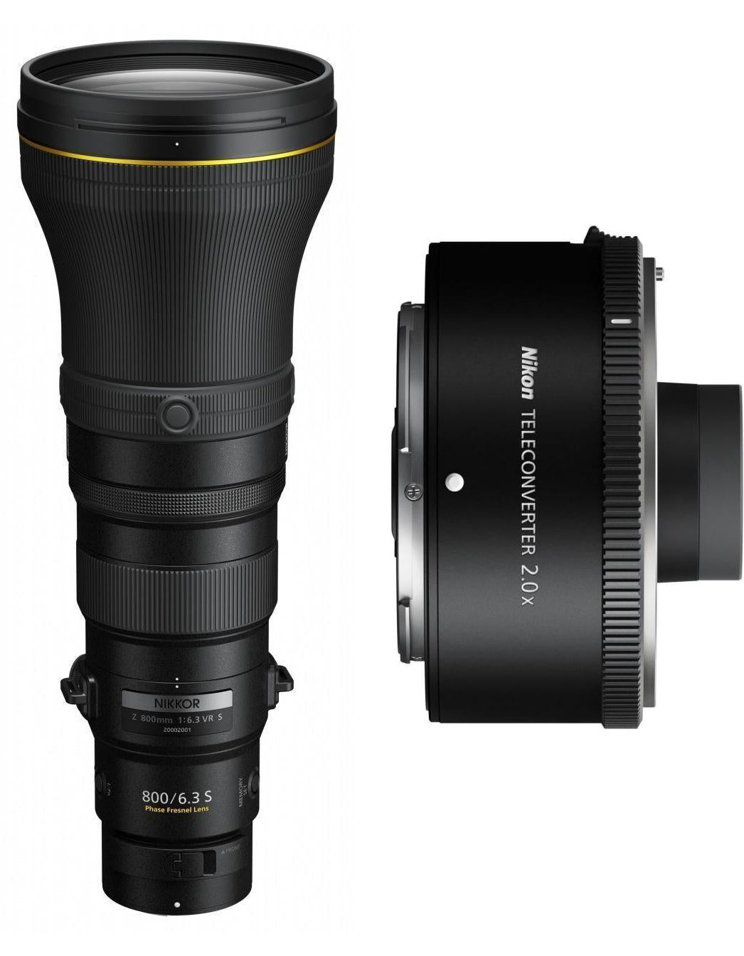 Nikon Z 800mm f6.3 VR S + teleconverter 2x