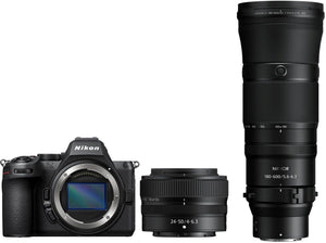 Nikon Z5II + 24-50mm f/4.0-6.3 + Z 180-600mm f/5.6-6.3 VR