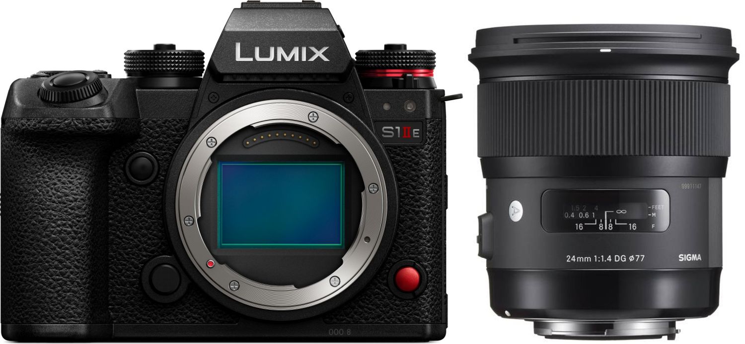 Panasonic Lumix DC-S1 IIE con Sigma 24mm f/1.4 Art L-Mount