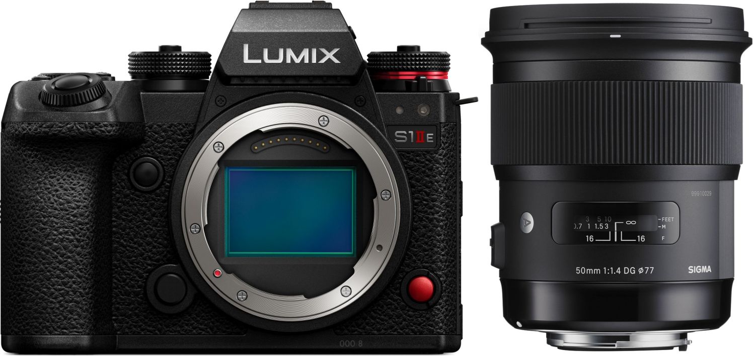 Panasonic Lumix DC-S1 IIE con Sigma 50mm f/1.4 DG Art L-Mount