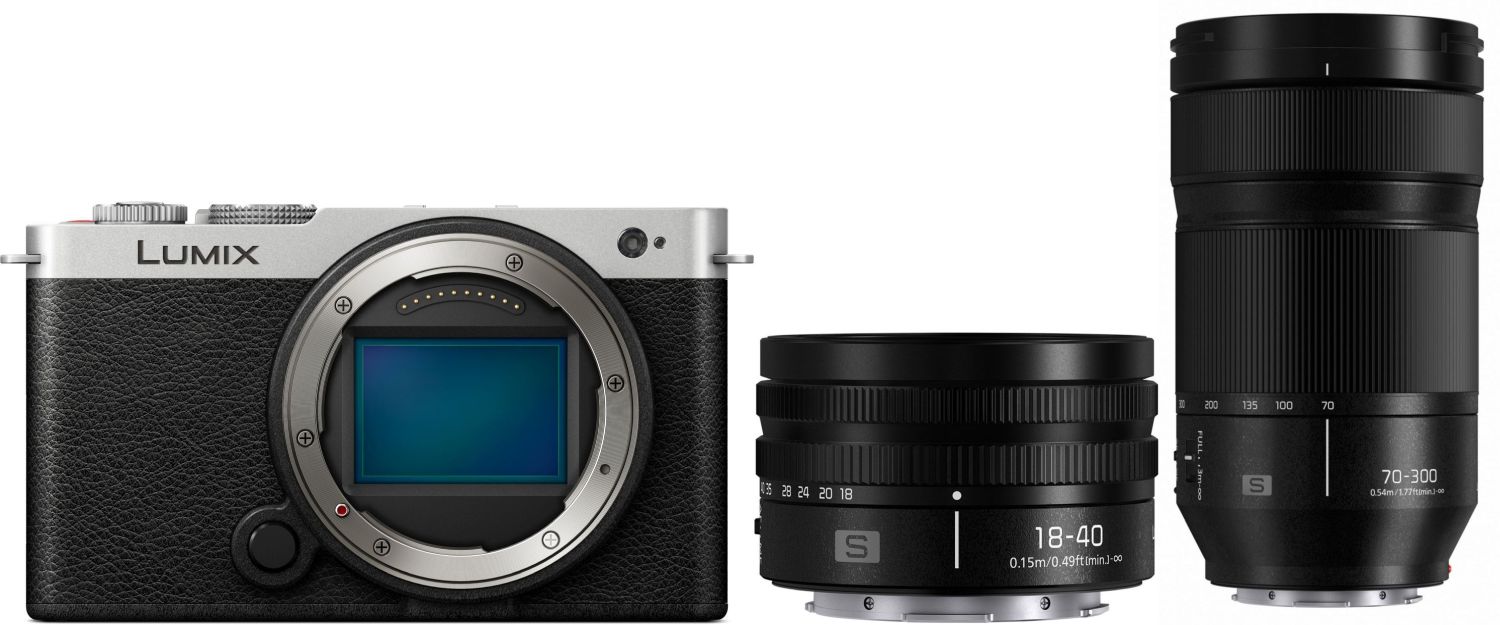 Panasonic DC-S9 Silver/Black 18 40mm 70 300mm