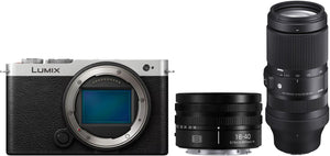 Panasonic DC-S9 silver/black + 18-40mm + Sigma 100-400mm