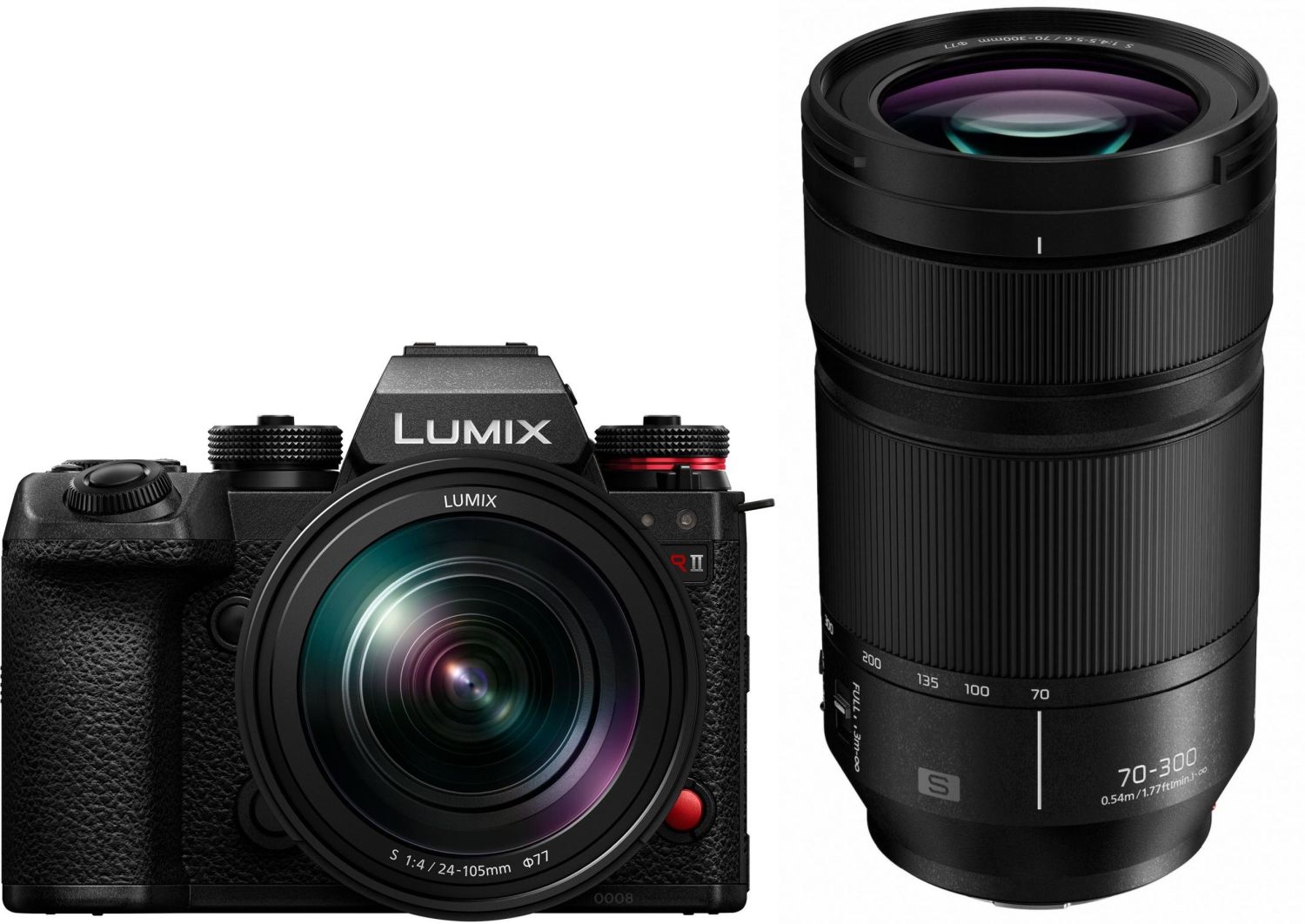 Panasonic Lumix DC-S1R II S 24 105mm f/4 S 70 300mm f/4.5 56 OIS