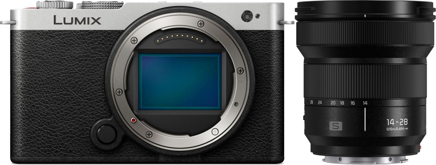 Panasonic Lumix DC-S9 Silver/Black Lumix S 14 28mm f/4 56 Macro