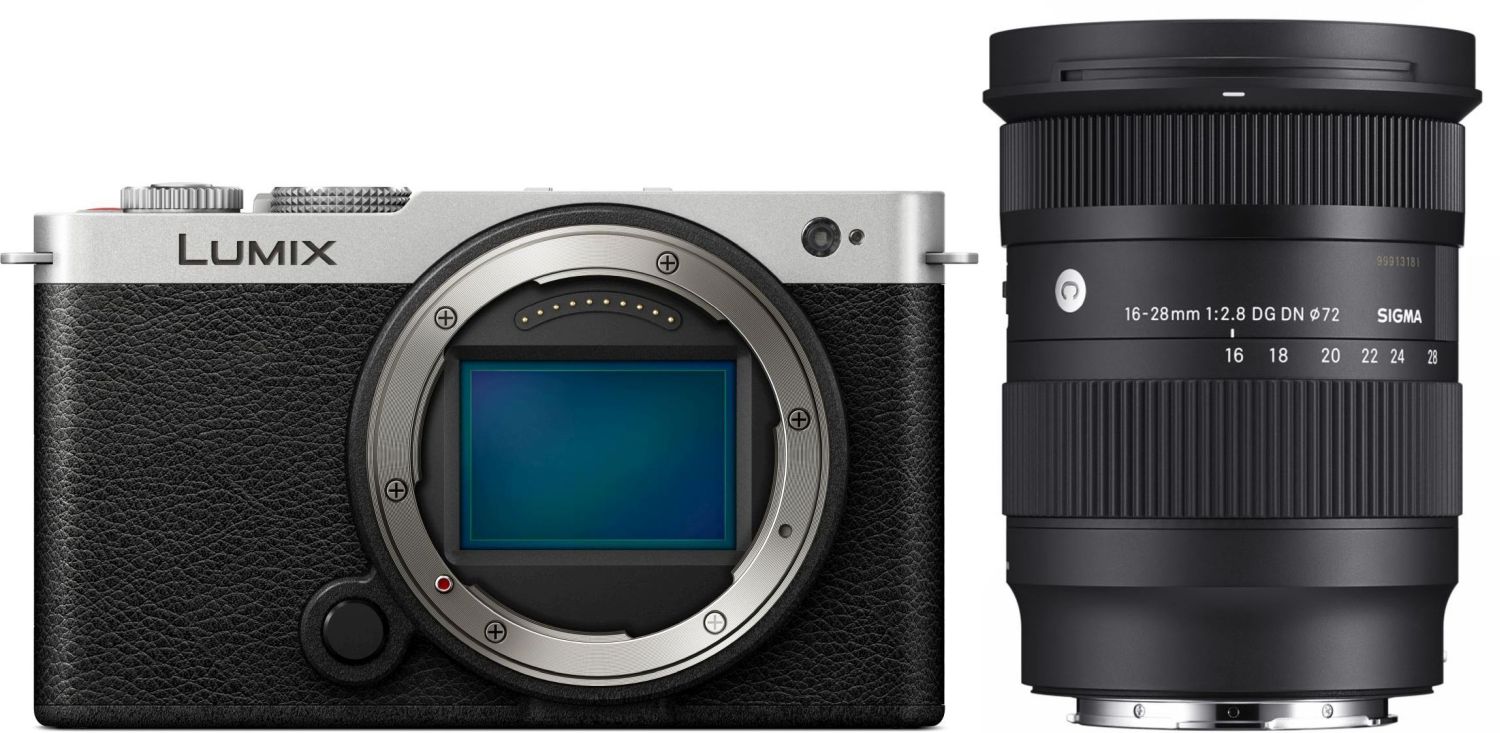 Panasonic Lumix DC-S9 Silver/Black Sigma 16 28mm f/2.8