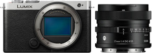 Panasonic Lumix DC-S9 silver/black + Sigma 17mm f/4.0