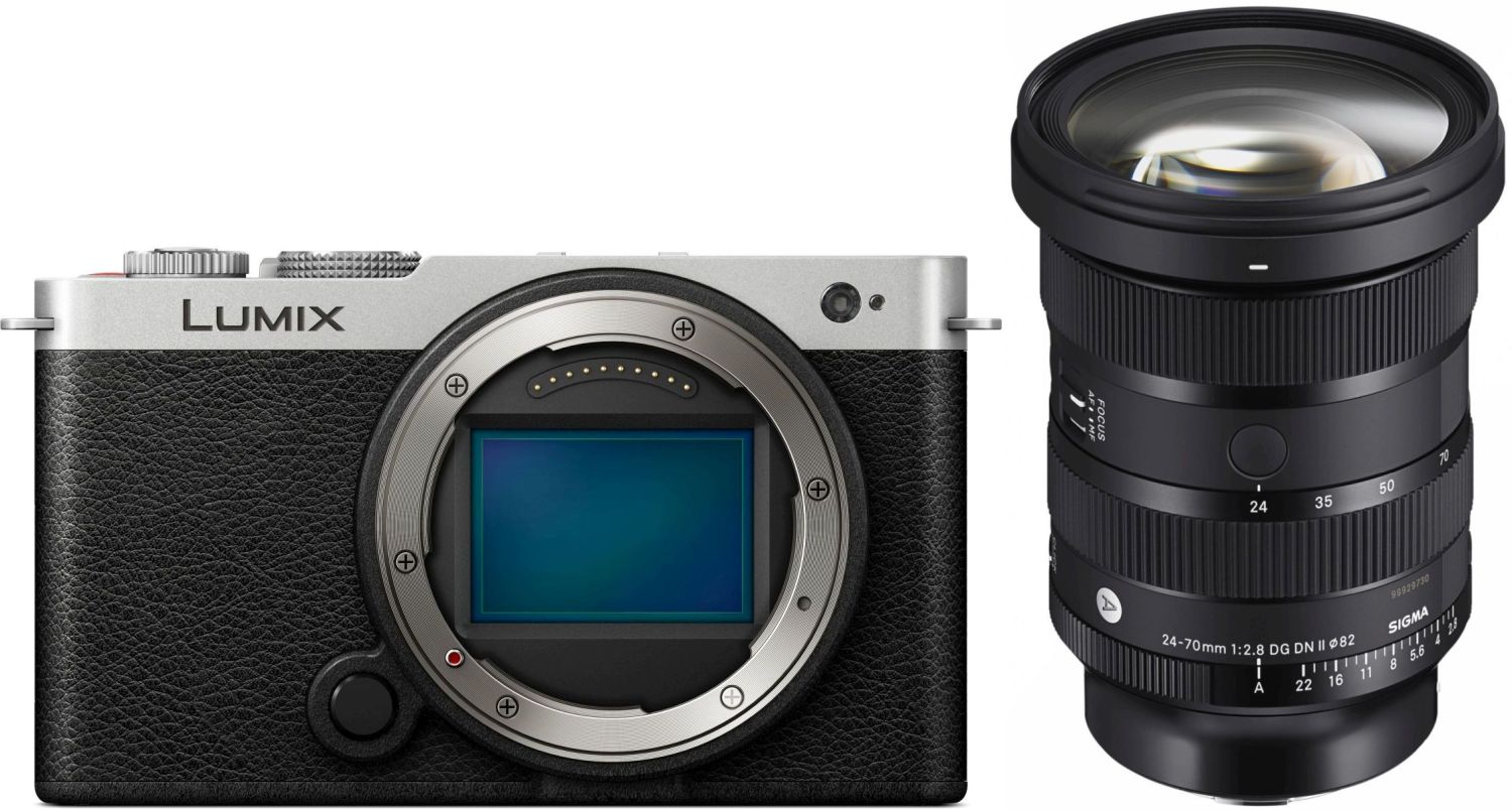 Panasonic Lumix DC-S9 Silver/Black Sigma 24 70 II f/2.8