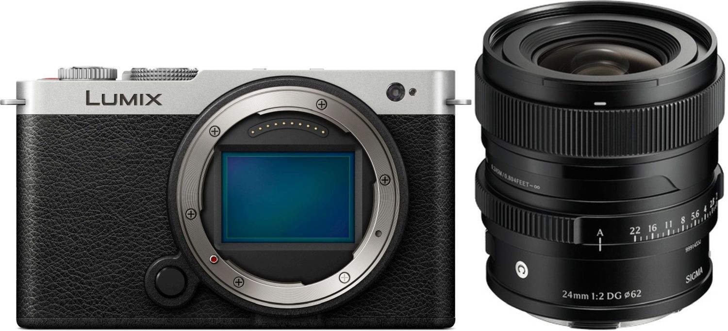 Panasonic Lumix DC-S9 Silver/Black Sigma 24mm f/2