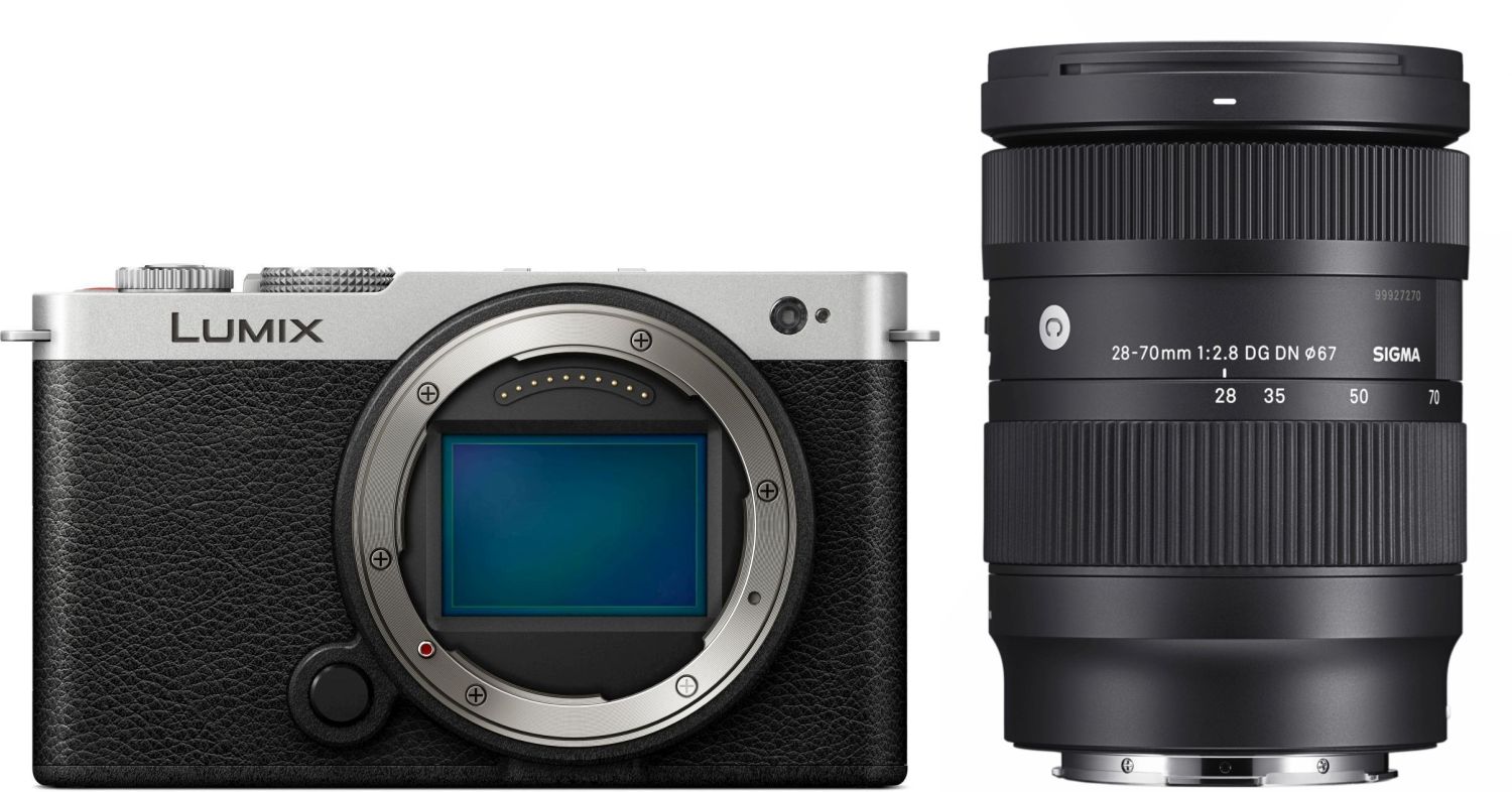 Panasonic Lumix DC-S9 Silver/Black Sigma 28 70mm f/2.8