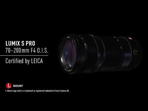 Panasonic Lumix S PRO 70–200mm F4 O.I.S. teleobiettivo zoom L-Mount full frame serie PRO stabilizzato Dual I.S. 2