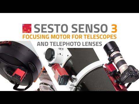 Motore di messa a fuoco robotico PrimaLuceLab SESTO SENSO 3 SC per telescopi Schmidt-Cassegrain, EdgeHD e RASA con connessione USB-C e Wi-Fi