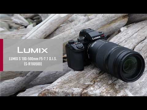 Panasonic Lumix S 100–500mm F5–7.1 O.I.S. teleobiettivo zoom L-Mount full frame stabilizzato per sport e natura
