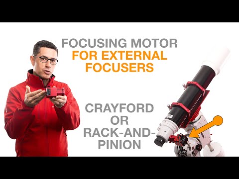 Motore di messa a fuoco robotico PrimaLuceLab SESTO SENSO 3 per focheggiatori esterni Crayford e a cremagliera, con connessione USB-C e Wi-Fi