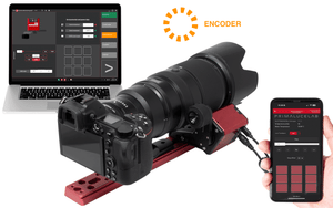 Motore di messa a fuoco robotico PrimaLuceLab SESTO SENSO 3 LS per obiettivi fotografici Canon, Nikon e altri, con connessione USB-C e Wi-Fi