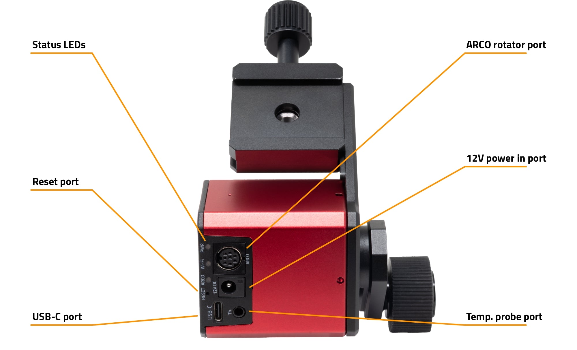 Motore di messa a fuoco robotico PrimaLuceLab SESTO SENSO 3 LS per obiettivi fotografici Canon, Nikon e altri, con connessione USB-C e Wi-Fi