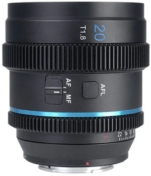 SIRUI AF 20mm T1.8 1.33X S35 Z-Mount Blue