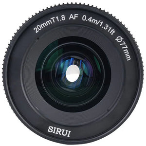 SIRUI AF 20mm T1.8 1.33X S35 Z-Mount Blue