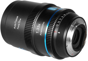 SIRUI AF 40mm T1.8 1.33X S35 Anamorphic Lens Z-Mount Blue Flare
