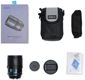 SIRUI AF 40mm T1.8 1.33X S35 Anamorphic Lens Z-Mount Blue Flare