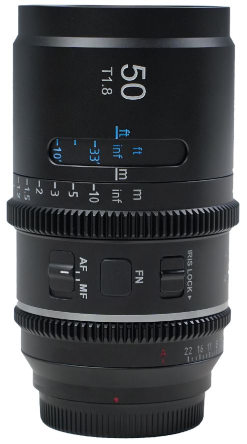 SIRUI Astra 50mm T1.8 1.33x Full Frame E Mount NF