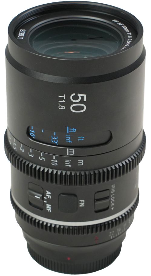 SIRUI Astra 50mm T1.8 1.33x Full Frame E Mount NF