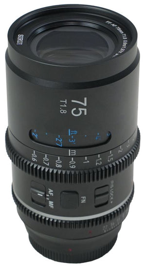 SIRUI Astra 75mm T1.8 1.33x Full Frame E Mount NF