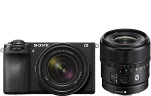 Sony Alpha ILCE-6700 + 18-135mm + 15mm f/1.4 G