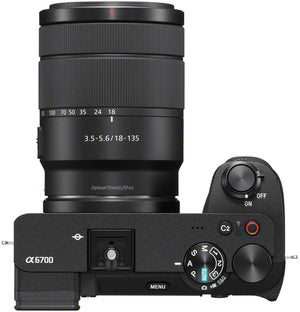 Sony Alpha ILCE-6700 + 18-135mm + 15mm f/1.4 G