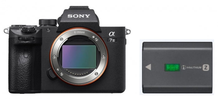 Sony Alpha ILCE-7 III (ILCE7M3) + Sony NP-FZ100 battery (45528166)