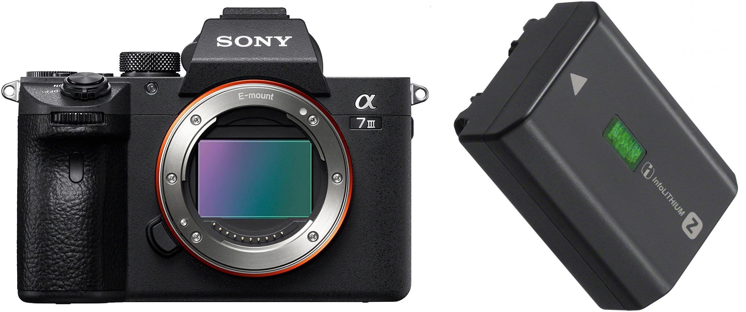 Sony Alpha 7 III ILCE7M3 Sony NP FZ100 Battery