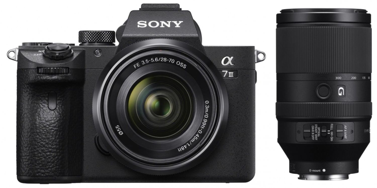 Sony Alpha ILCE-7 III (ILCE7M3KB) + 28-70 SEL + FE 70-300 mm f/4.5-5.6
