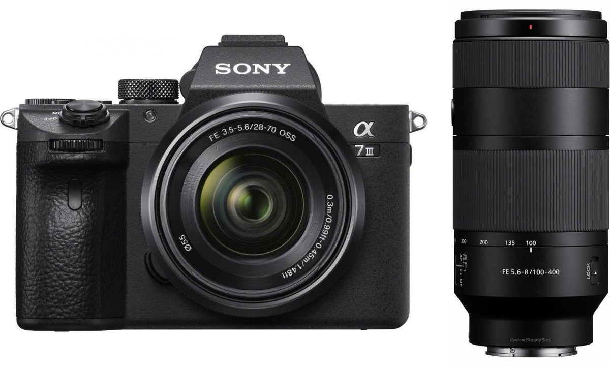 Sony Alpha ILCE-7 III + SEL 28-70mm + 100-400mm f/5.6-8 OSS