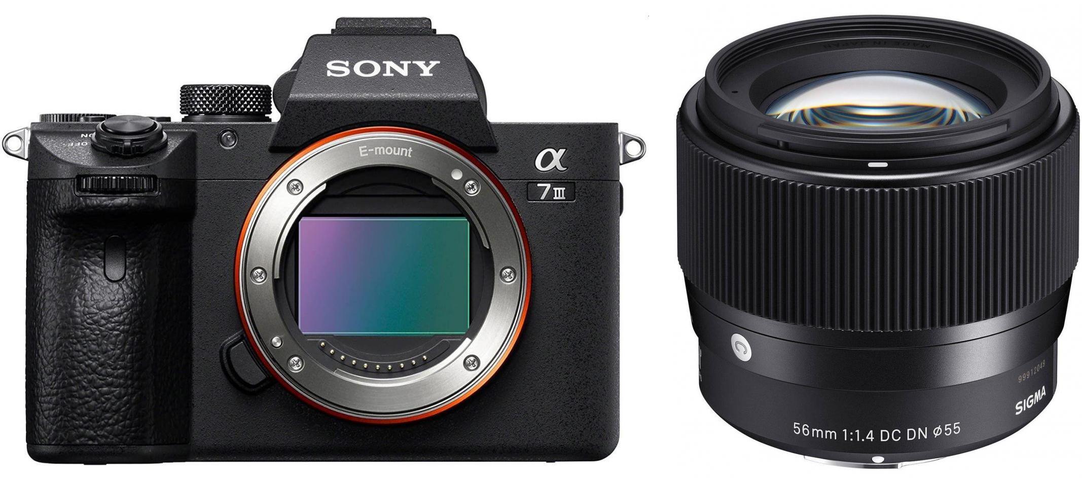 Sony Alpha 7 III con Sigma 56mm 14 DC DN