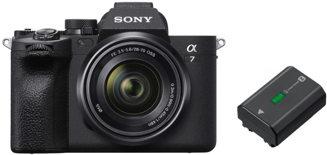 Sony Alpha 7 IV con 28-70mm NP FZ100 batteria