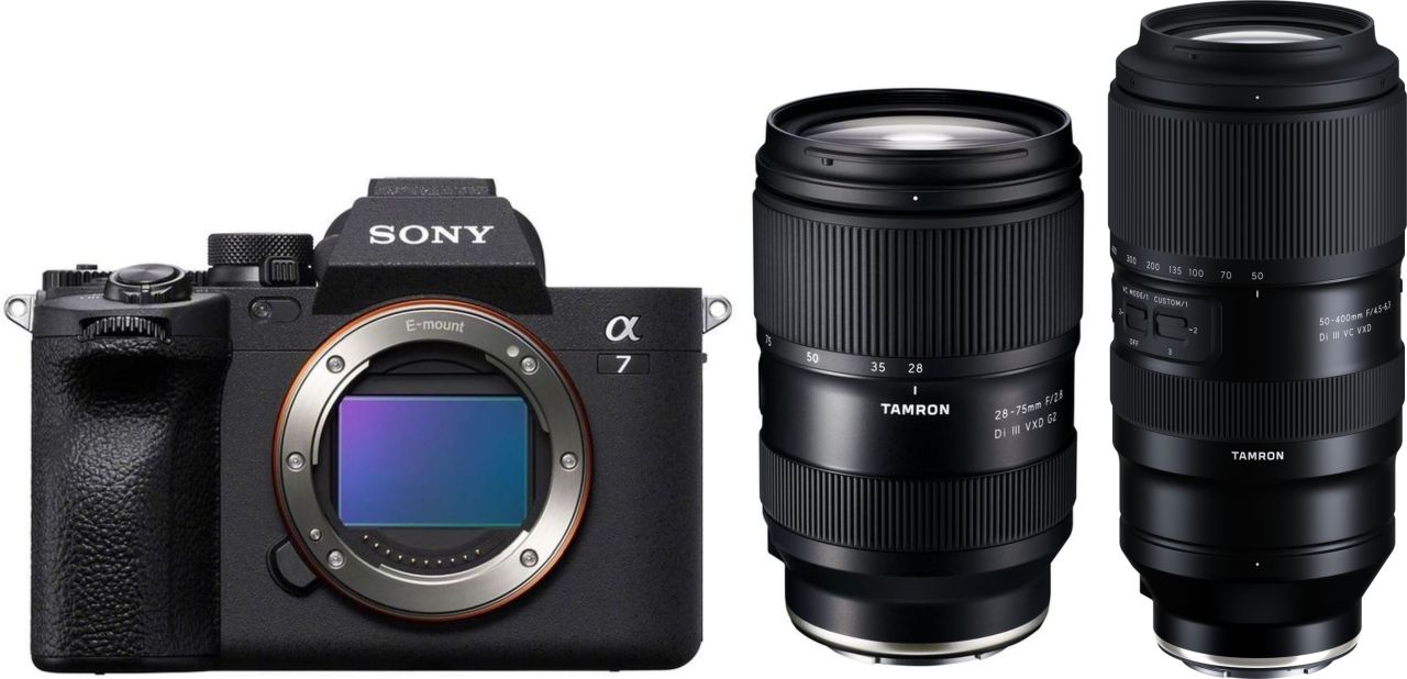 Sony Alpha ILCE-7 IV + Tamron 28-75mm f/2.8 + Tamron 50-400mm f/4.5-6.3