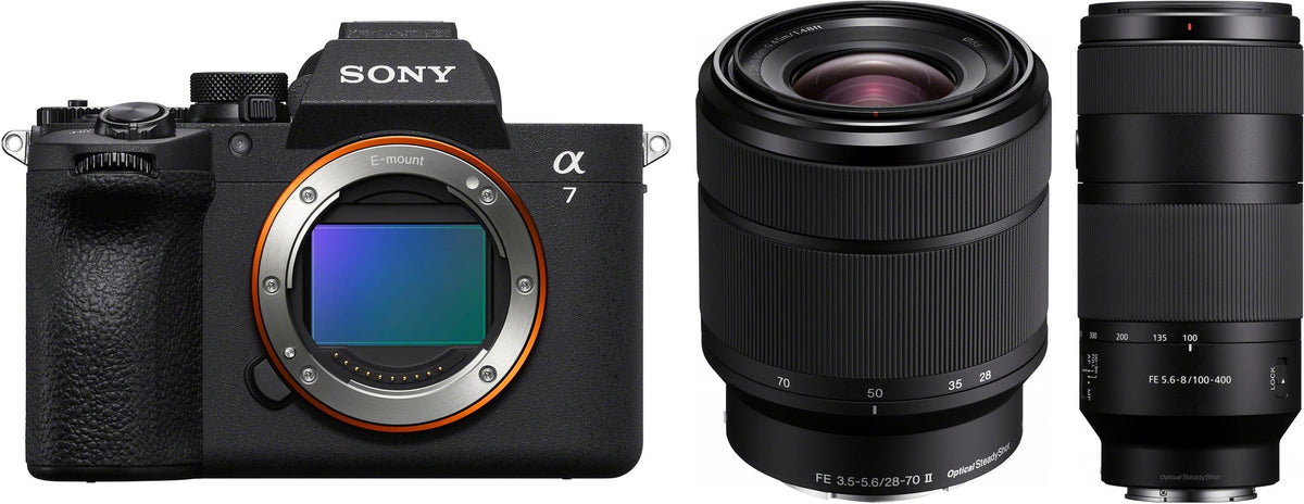Sony Alpha ILCE-7 V + 28-70mm f/3.5-5.6 OSS II + 100-400mm f/5.6-8 OSS