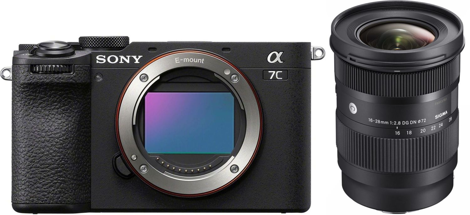 Sony Alpha 7C II Body Black Sigma 16-28mm f/2.8