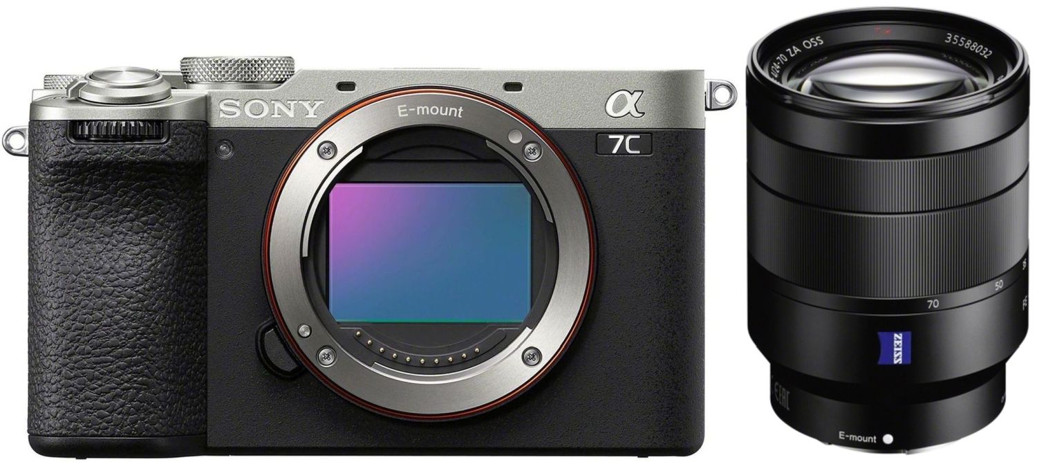 Sony Alpha 7C II Body Silver SEL Vario Tessar T 24-70mm