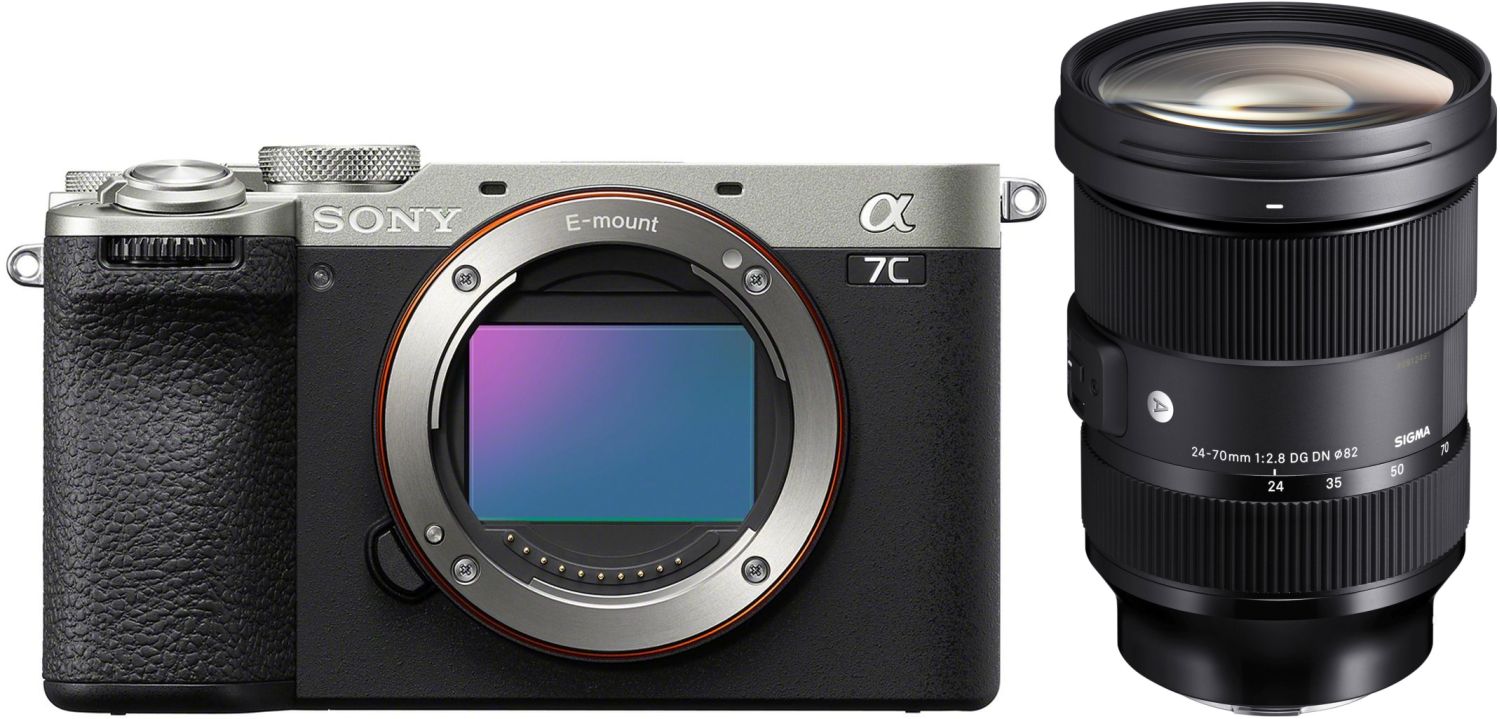 Sony Alpha 7C II Body Silver Sigma 28-70mm f/2.8