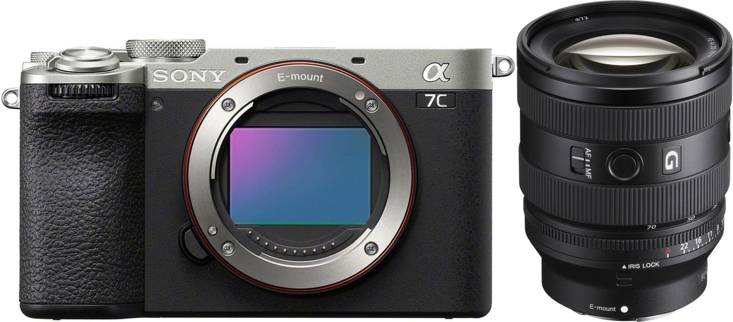 Sony Alpha 7C II Body Silver Sony SEL FE 20-70mm f/4 G