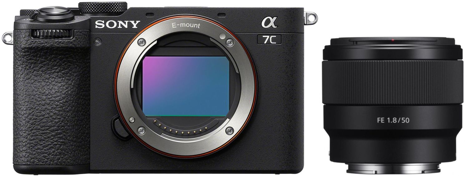 Sony Alpha 7C II Black Sony FE 50mm f/1.8 Prime