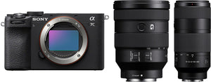 Sony Alpha ILCE-7C II (black) + 24-105mm f/4 G OSS + 100-400mm f/5.6-8