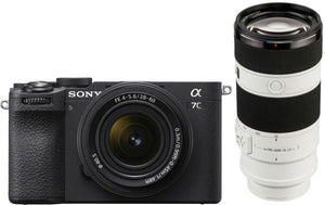 Sony Alpha ILCE-7C II black + 28-60mm + SEL 70-200mm f/4.0