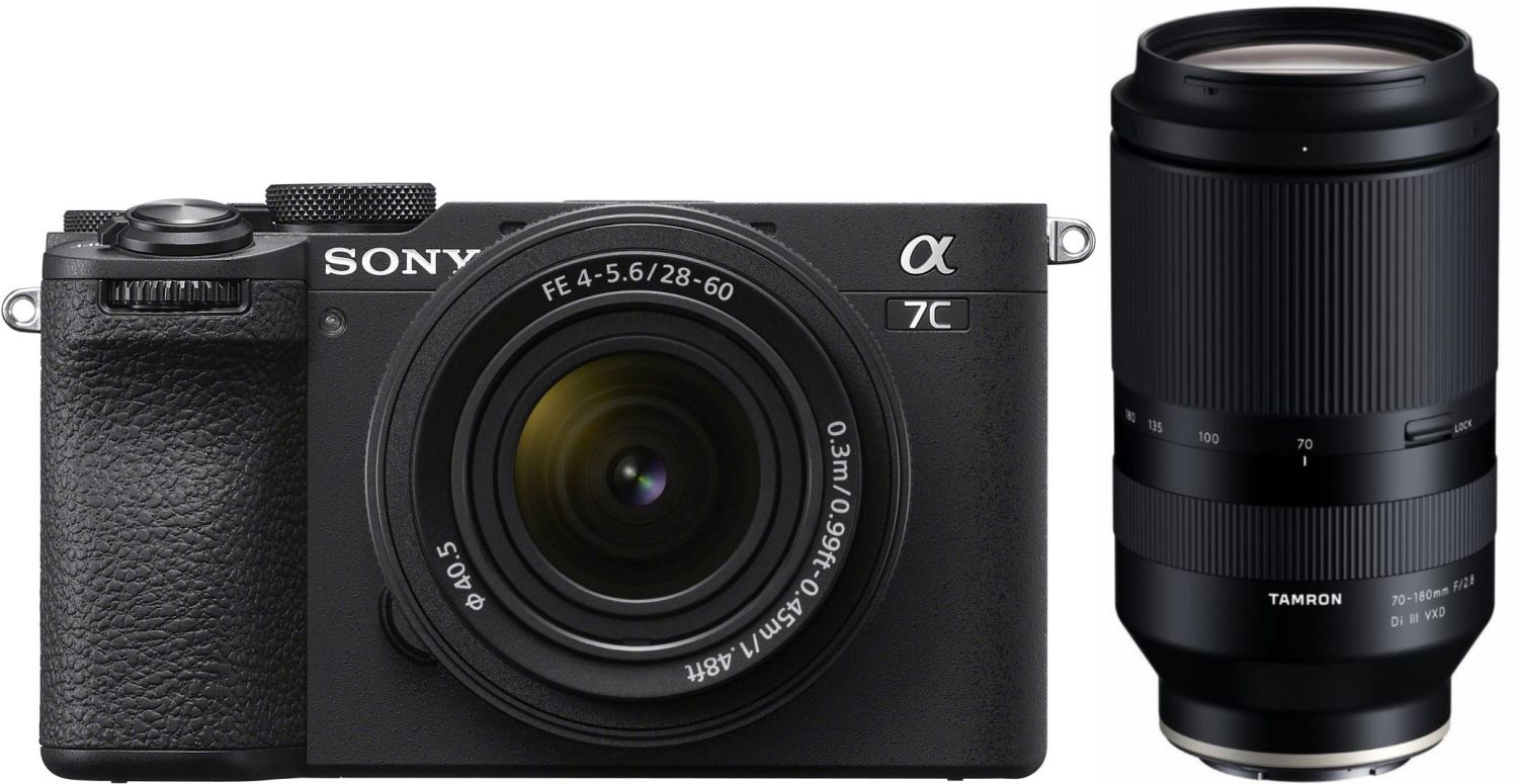 Sony Alpha A7C II Black 28 60mm Tamron 70 180mm f/2.8